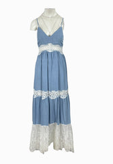 LIU-JO ABITO DENIM BLUE