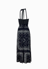 LIU-JO ABITO LUNGO DENIM NERO