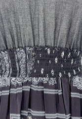 LIU-JO ABITO LUNGO DENIM NERO