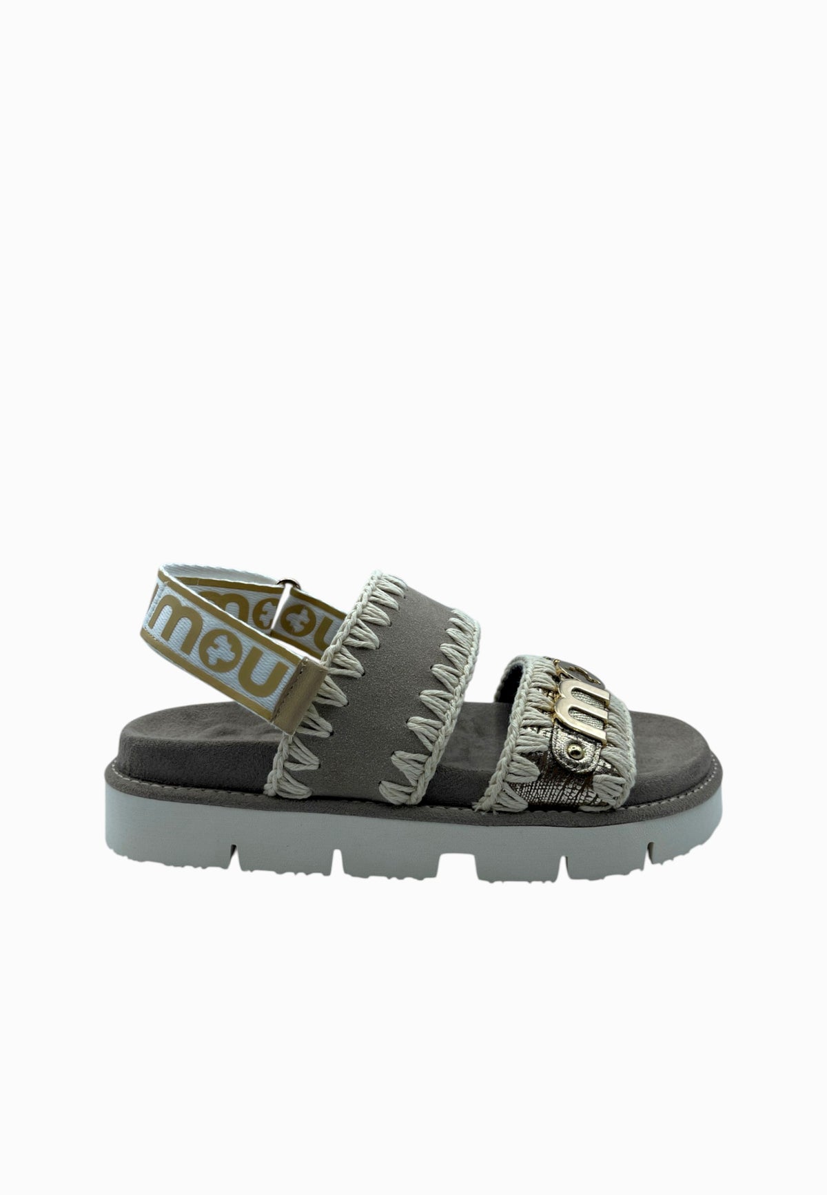 MOU SANDALO BEIGE-GOLD
