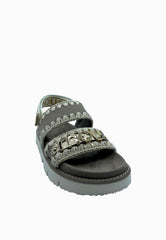 MOU SANDALO BEIGE-GOLD