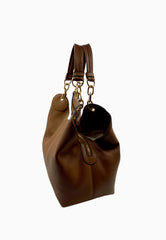 LIU-JO BORSA SUEDE MORO