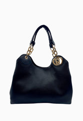 LIU-JO BORSA NERO BRASS