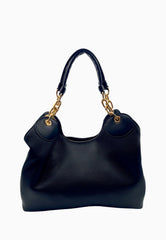 LIU-JO BORSA NERO BRASS