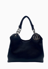 LIU-JO BORSA NERO STEEL