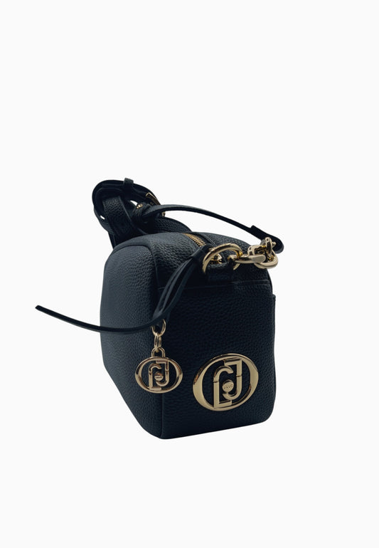 LIU-JO BORSA NERO BRASS