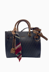 LIU-JO BORSA SUEDE MORO