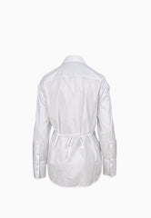 PINKO MAGGIOLINO CAMICIA COTONE BIANCO