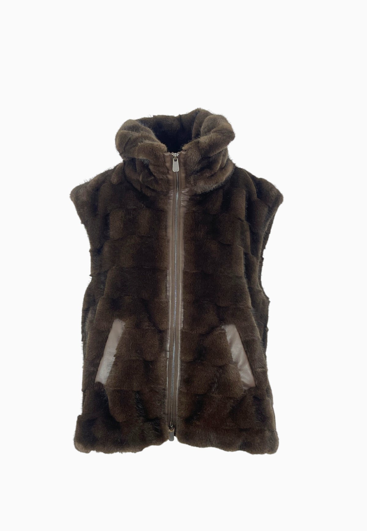 PINKO GLOSSINIA GILET VISONE