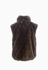 PINKO GLOSSINIA GILET VISONE