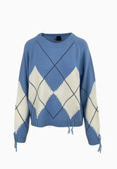 PINKO BERNA PULL AZZURRO PANNA