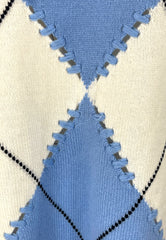 PINKO BERNA PULL AZZURRO PANNA