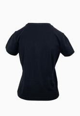 PINKO QUENTIN T-SHIRT LOGO NERO