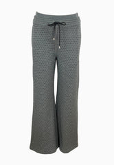 PINKO PASSEGGIATINA PANTALONE FELPA STRASS GREY