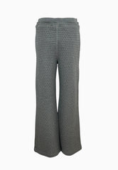 PINKO PASSEGGIATINA PANTALONE FELPA STRASS GREY