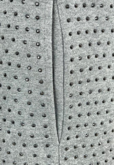 PINKO PASSEGGIATINA PANTALONE FELPA STRASS GREY