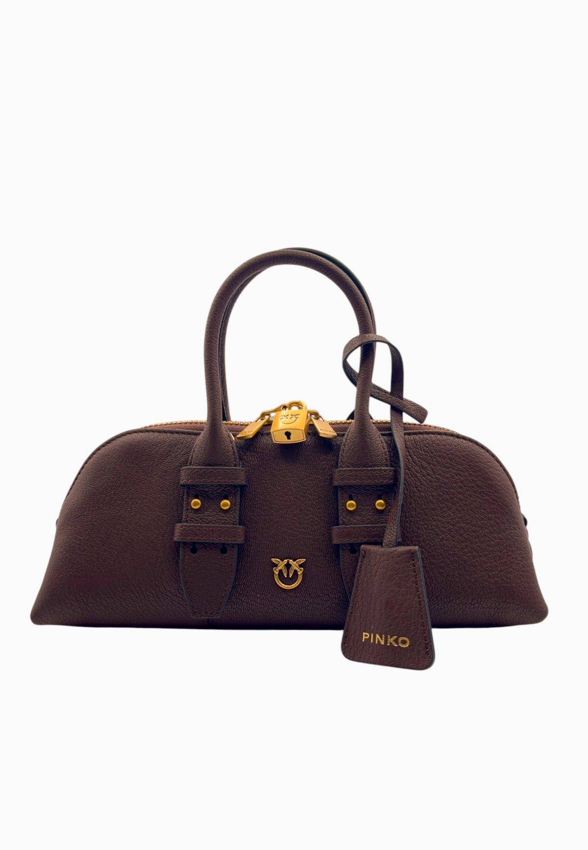 PINKO BOWLING BAG HORIZONTAL CASTANO