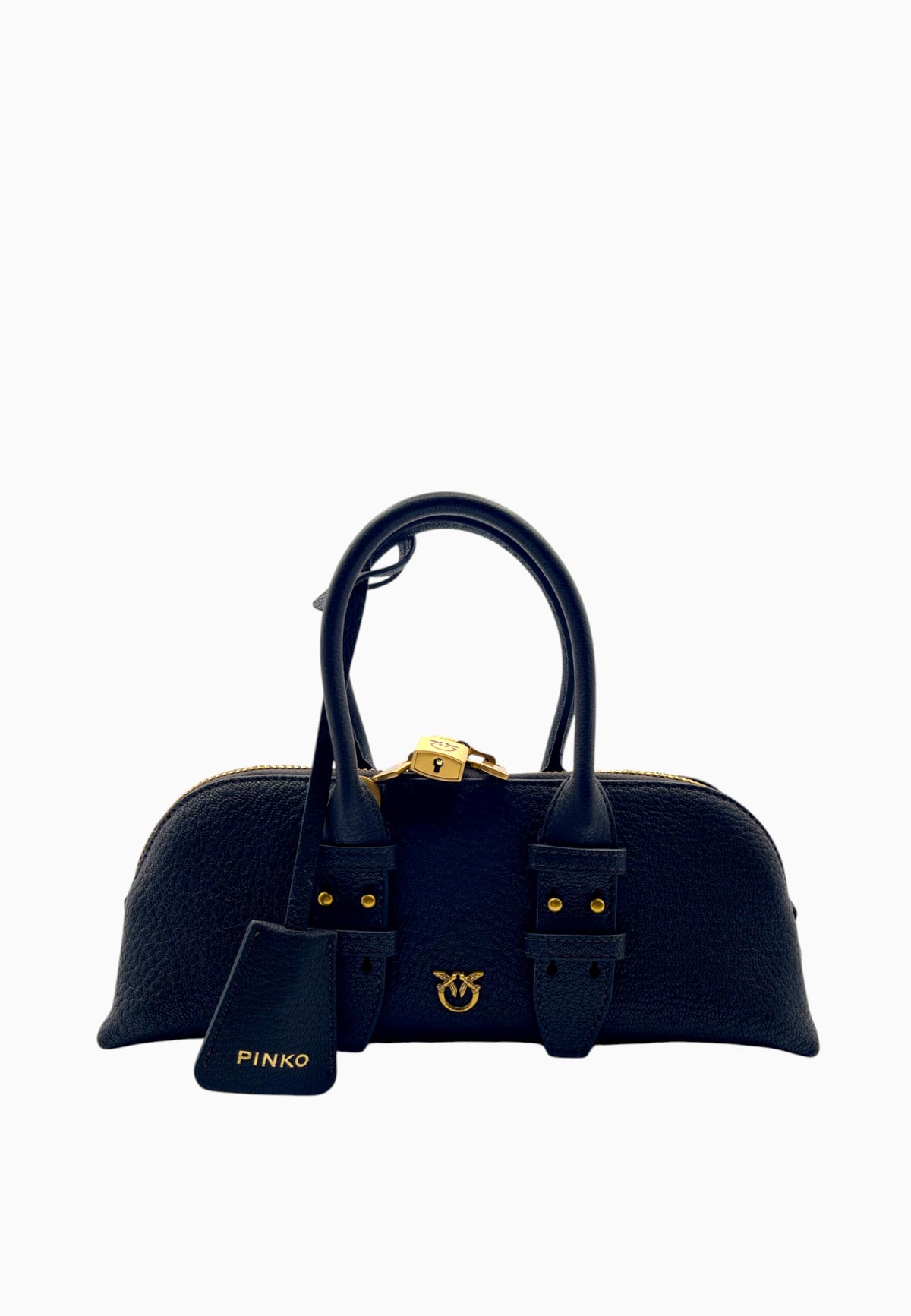 PINKO BOWLING BAG HORIZONTAL MORO