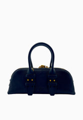 PINKO BOWLING BAG HORIZONTAL NERO ORO