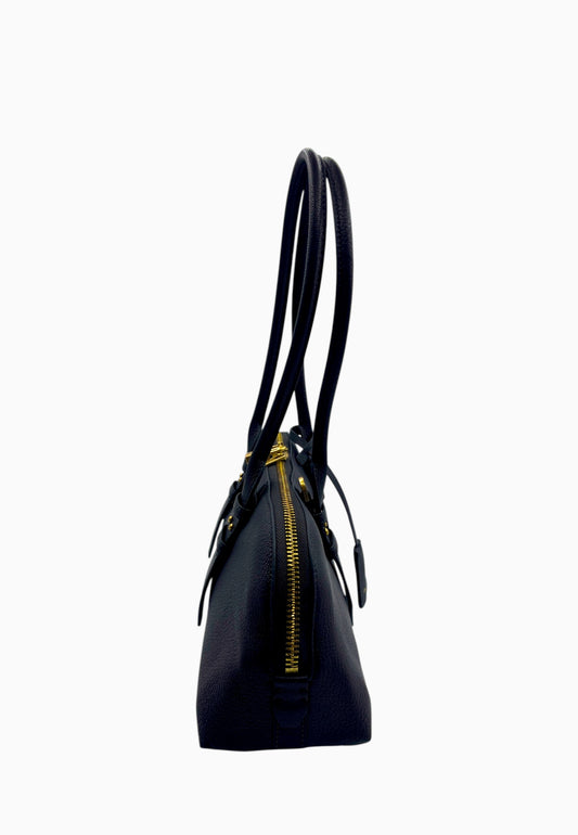 PINKO BOWLING HORIZONTAL BIG BORSA MORO