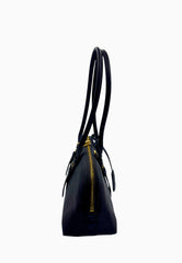 PINKO BOWLING HORIZONTAL BIG BORSA MORO