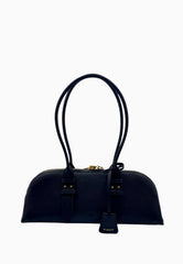 PINKO BOWLING HORIZONTAL BIG BORSA MORO