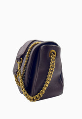 PINKO CLICK SOFT HORIZONTAL BORSA CASTANO