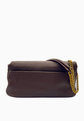 PINKO CLICK SOFT HORIZONTAL BORSA CASTANO