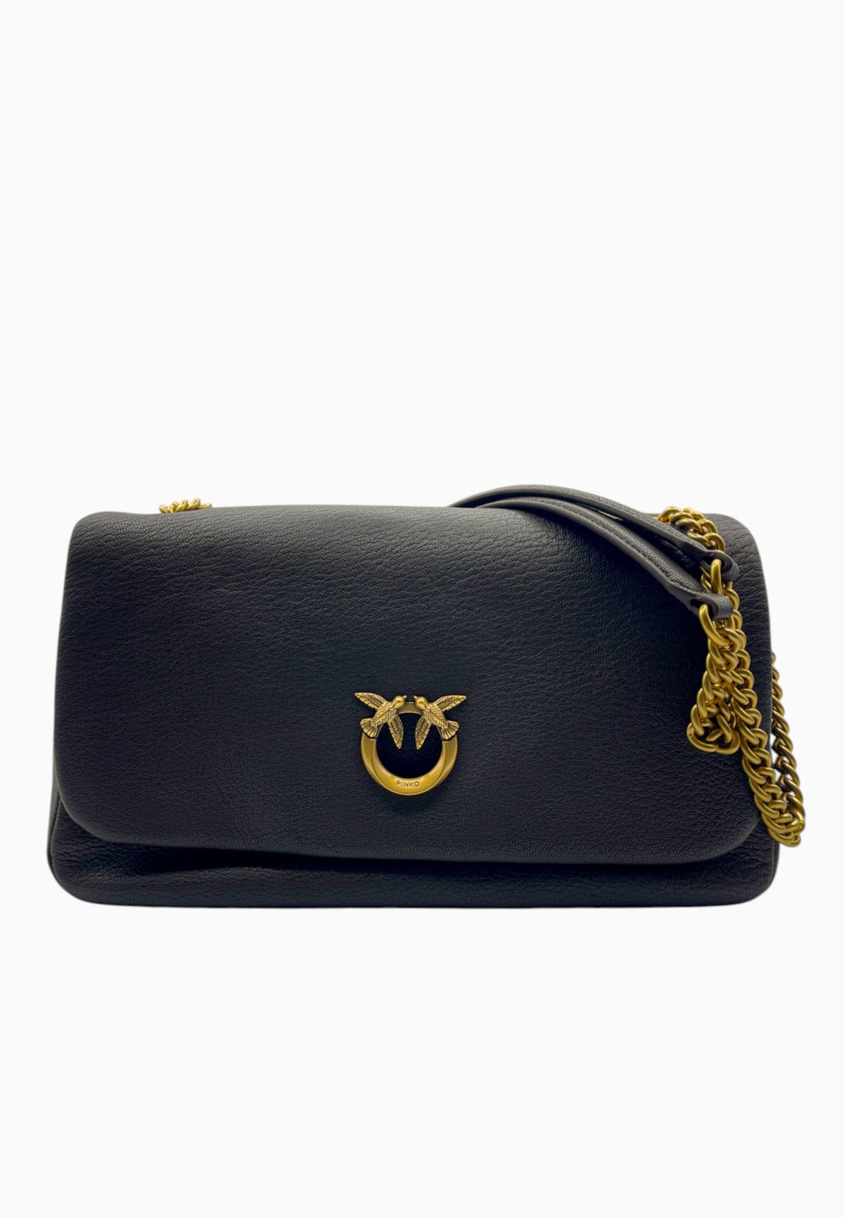 PINKO CLICK SOFT HORIZONTAL BORSA MORO