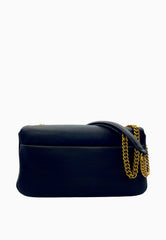 PINKO CLICK SOFT HORIZONTAL BORSA NERO ORO