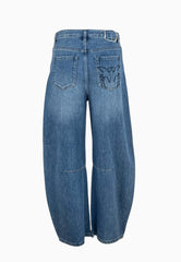 PINKO EMMA EGG JEANS BLUE