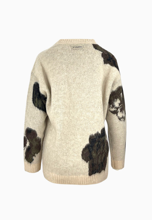 PINKO RUGGITO PULL MULTI VERDE