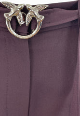 PINKO NEW LEXY PANTALONE BORDEAUX