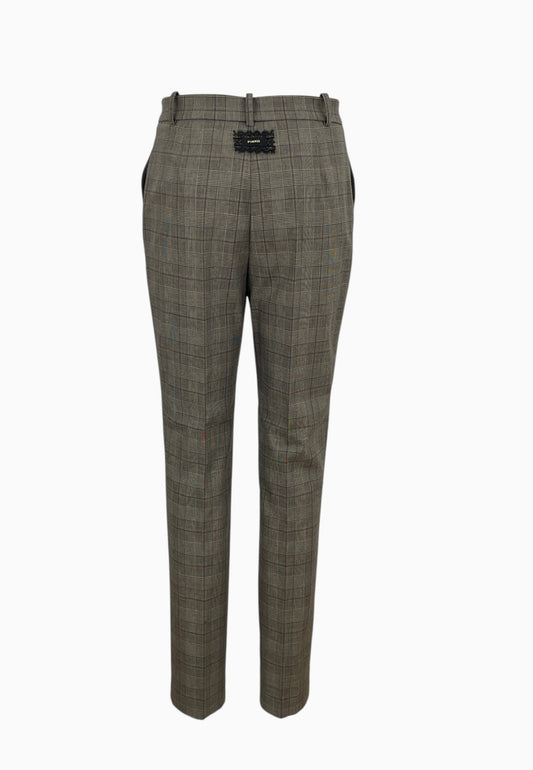 PINKO PLEIONE PANTALONE BEIGE BORDEAUX