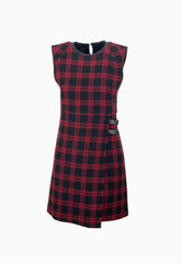 PINKO AMARANDA ABITI TWEED NERO ROSSO