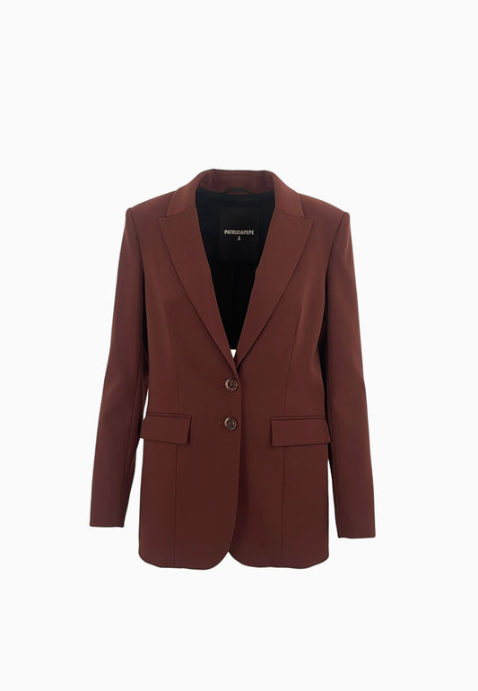 PATRIZIA PEPE GIACCA BROWN