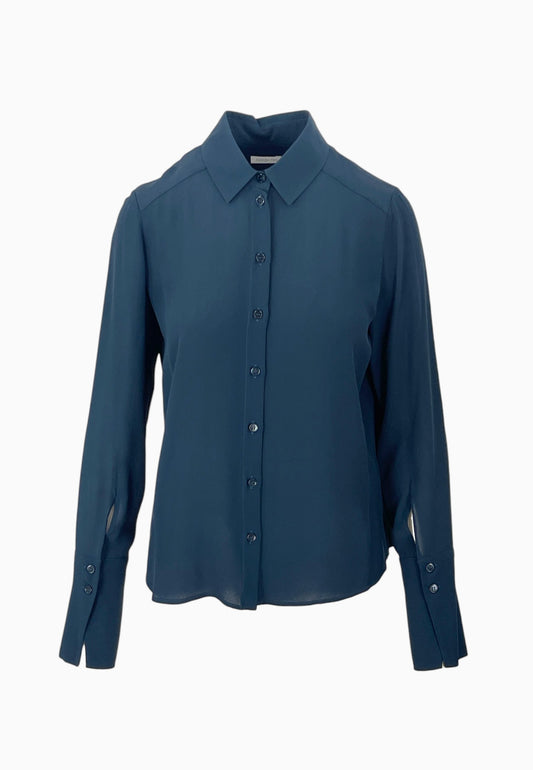PATRIZIA PEPE CAMICIA BLUE
