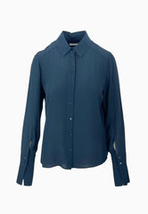 PATRIZIA PEPE CAMICIA BLUE