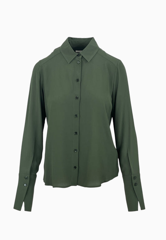 PATRIZIA PEPE CAMICIA GREEN