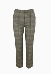 PATRIZIA PEPE PANTALONE BROWN CHECK