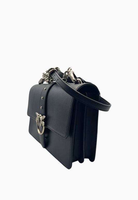 PINKO LOVE ONE CLASSIC ST NERO ARGENTO