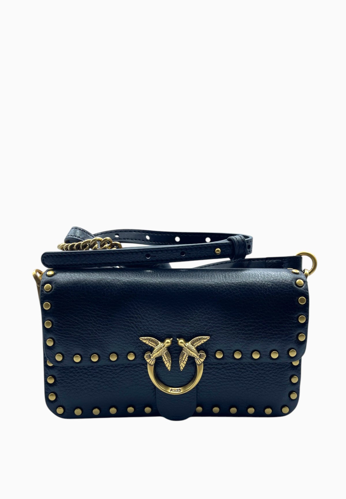 PINKO LOVE ONE SLOUCHY BABY NERO ORO