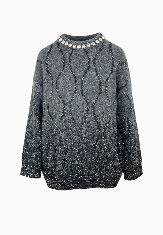 PINKO RENAULT MAGLIA GRIGIO
