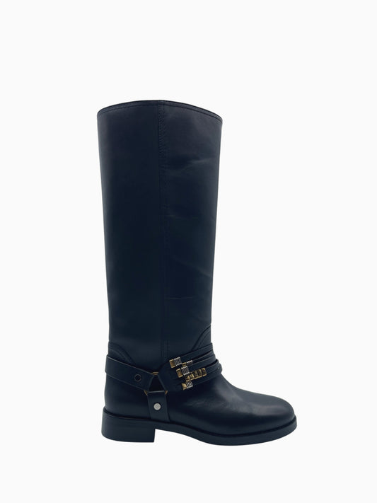 PINKO STIVALE NERO