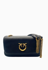 PINKO CLICK SOFT HORIZONTAL CHAIN MARRONE