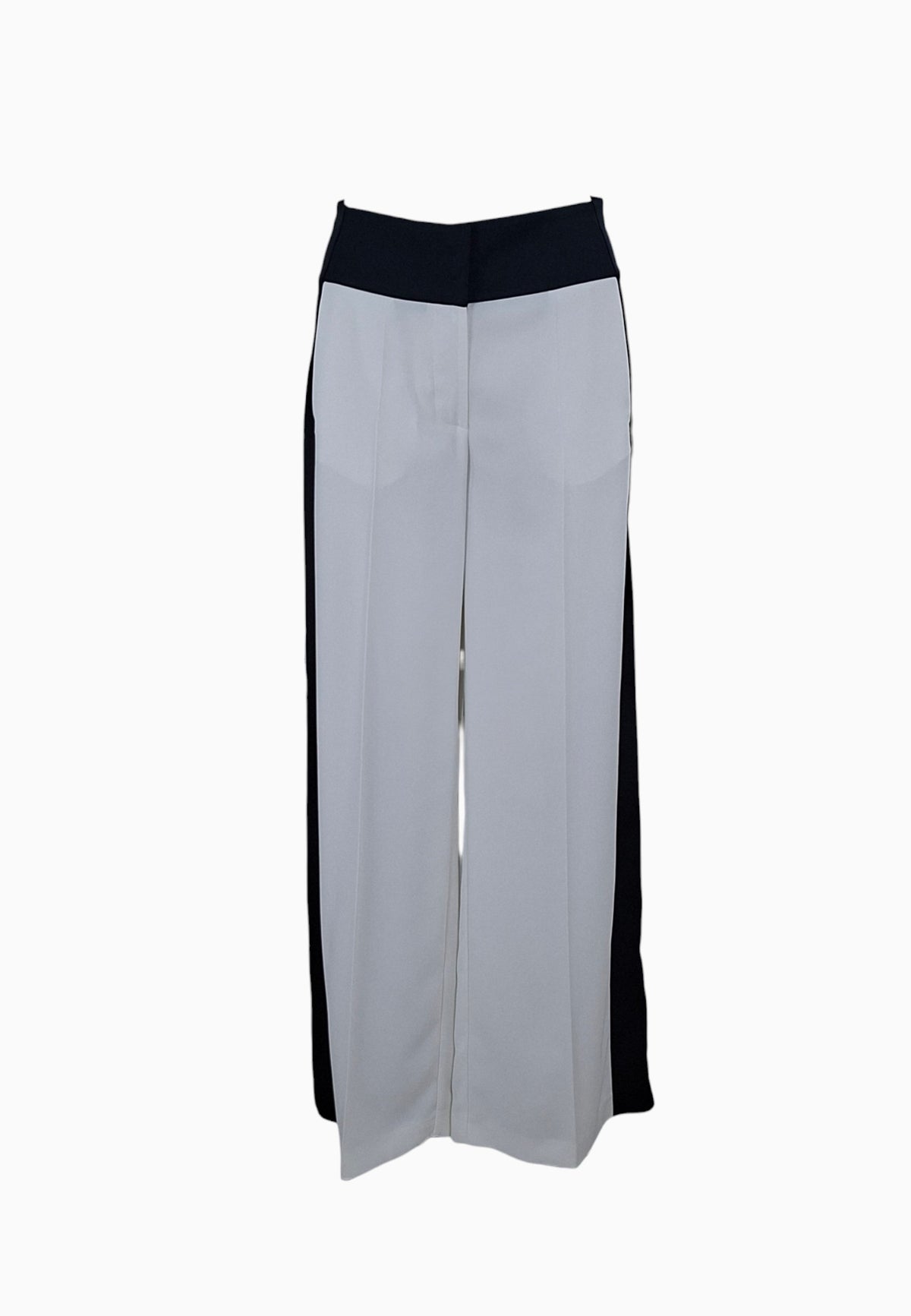 PATRIZIA PEPE PANTALONE BICOLORE BIANCO NERO