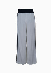 PATRIZIA PEPE PANTALONE BICOLORE BIANCO NERO
