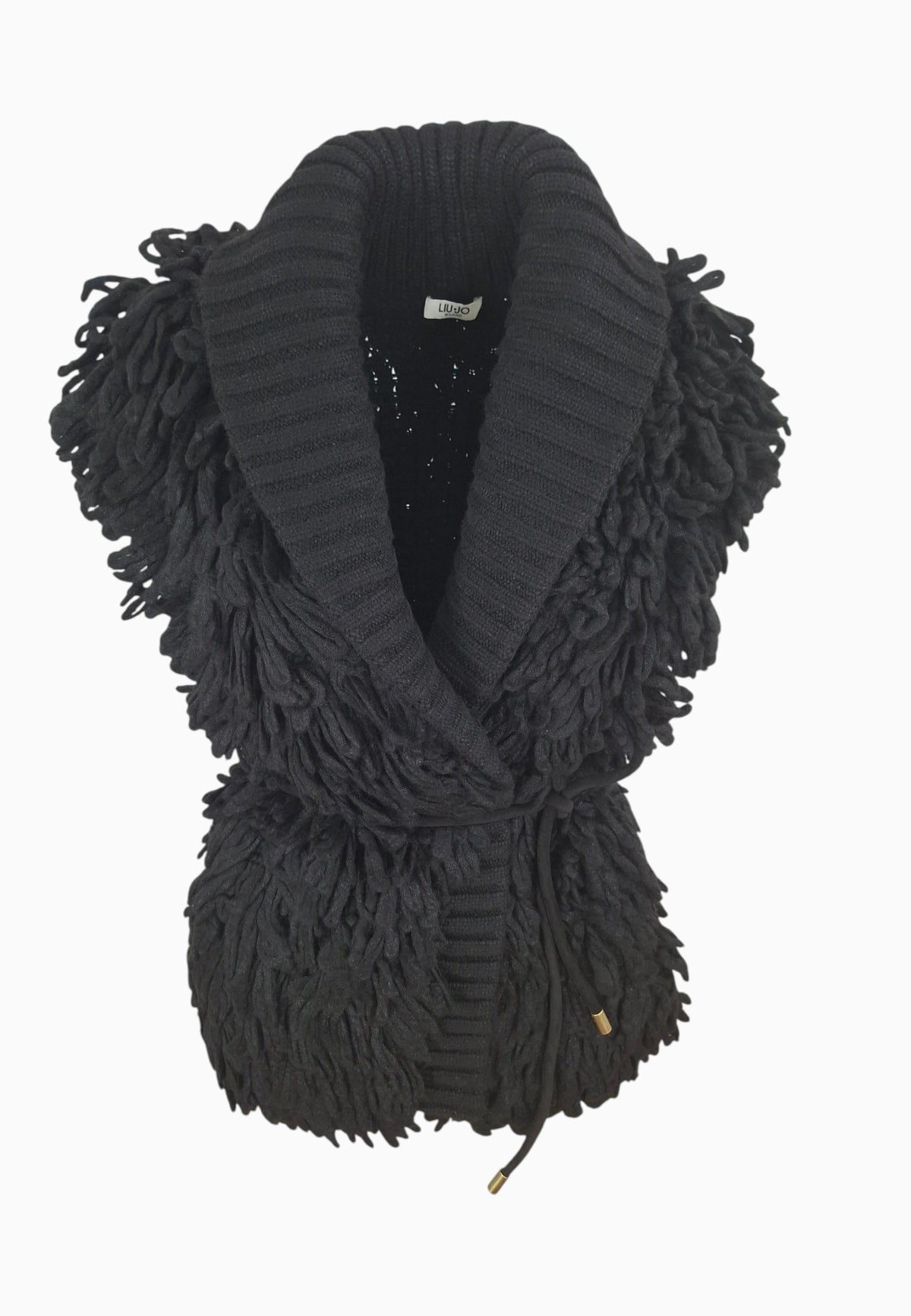 LIU-JO GILET MAGLIA NERO