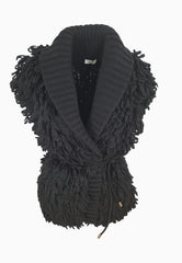 LIU-JO GILET MAGLIA NERO