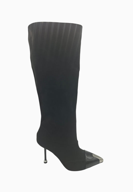 LIU-JO STIVALE MICROFIBER NERO